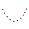 Hello Honey® 6ft. Orange Paper Folding Honeycomb Pumpkin Garland